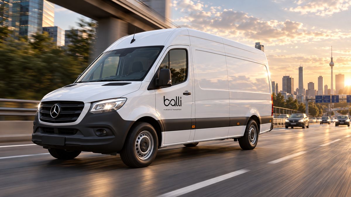 balli Transporter auf der Autobahn